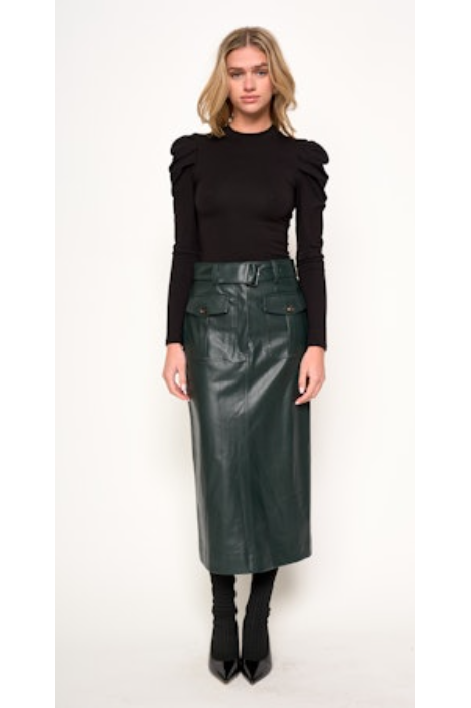 Astrid Pine Green Skirt