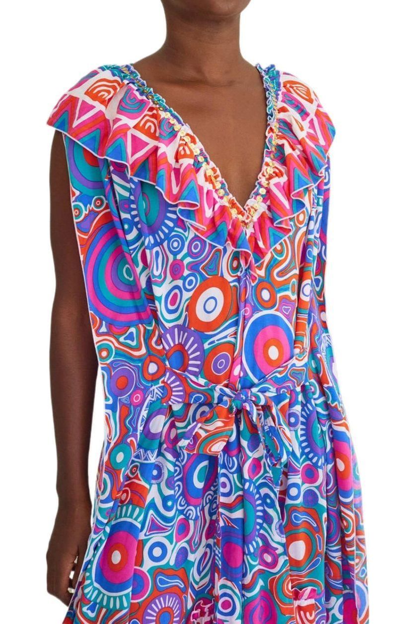 Venus Kaftan Sacred Water Print