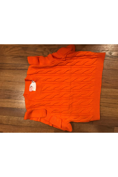 Miranda Orange Sweater Vest