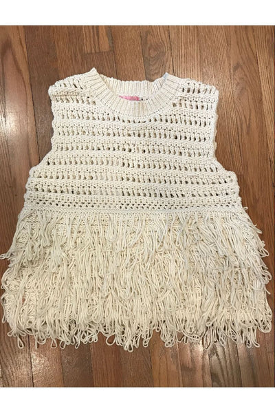 Montauk Ivory Sweater Vest