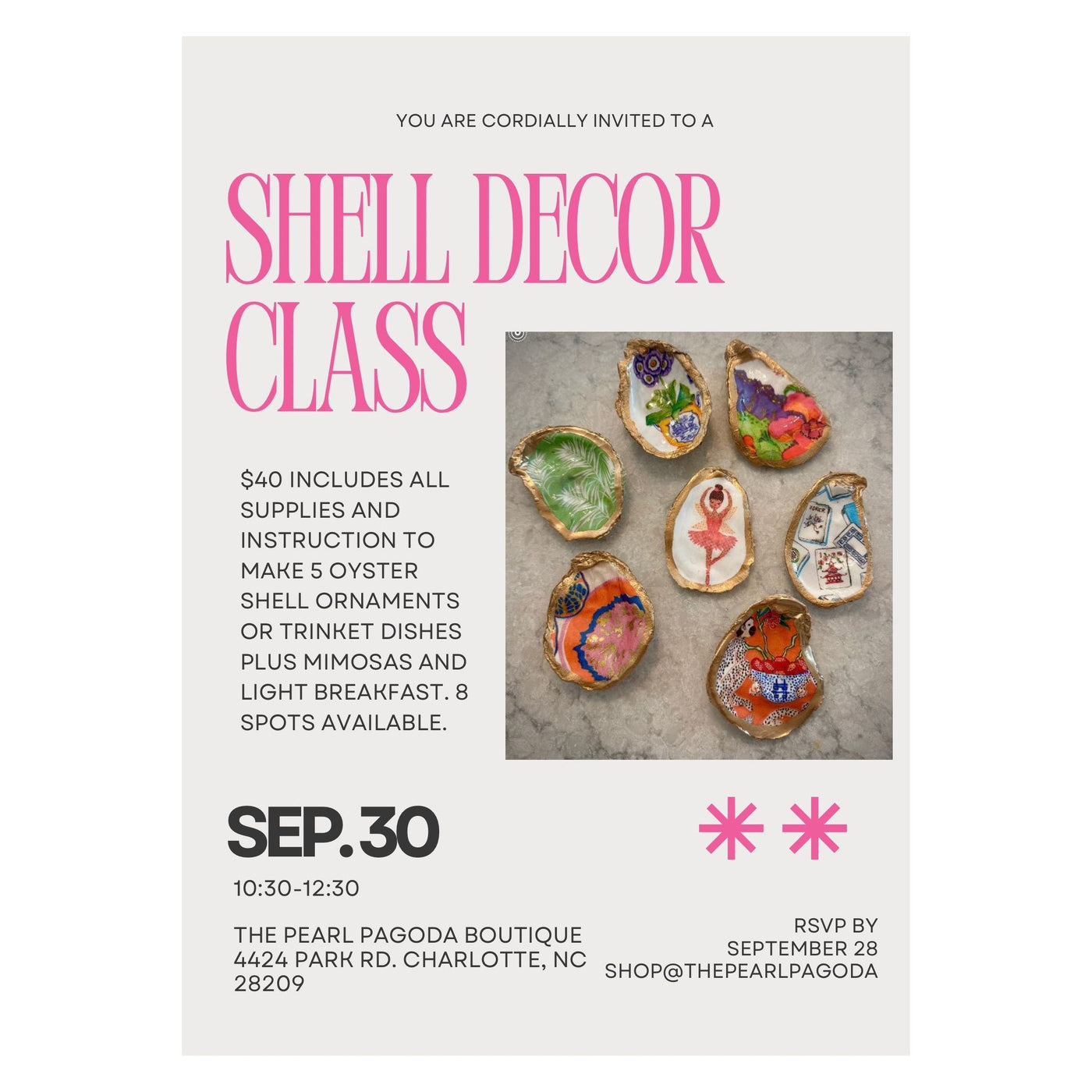 Oyster Shell Maker Day