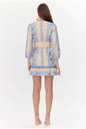 Frida Embroidered Mini Dress