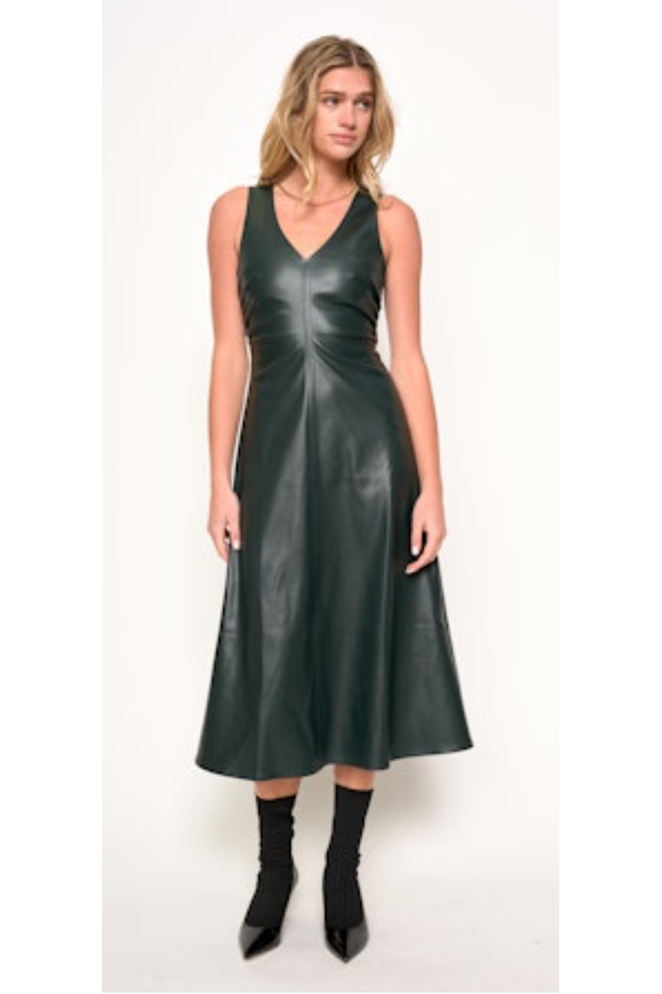 Celeste Pine Green Dress