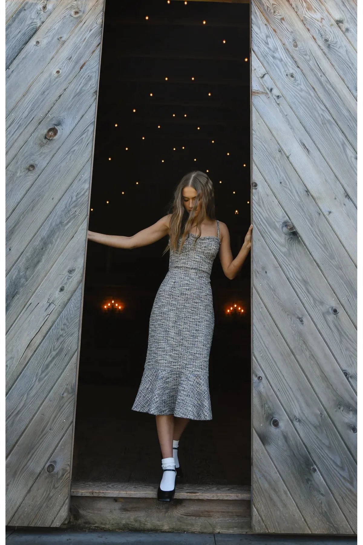 Selene Tweed Dress