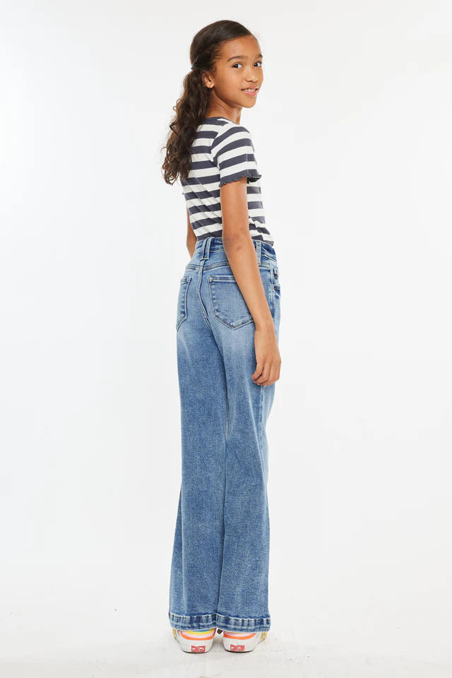 Kancan Wide Leg Flare Jeans Kids
