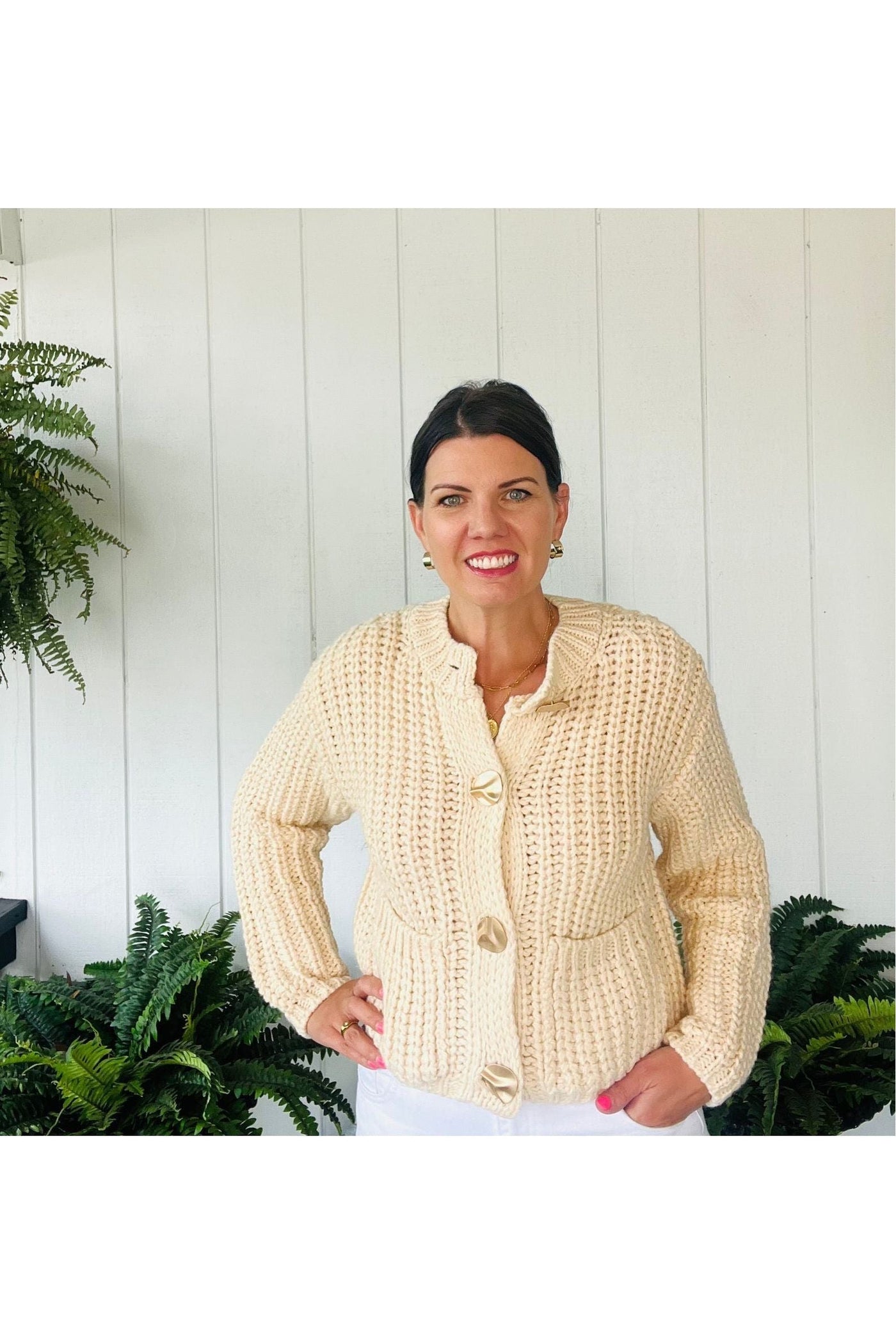 Zelle Cream Sweater