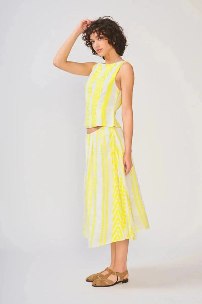 Devyn Sleevless Top Neon Yellow