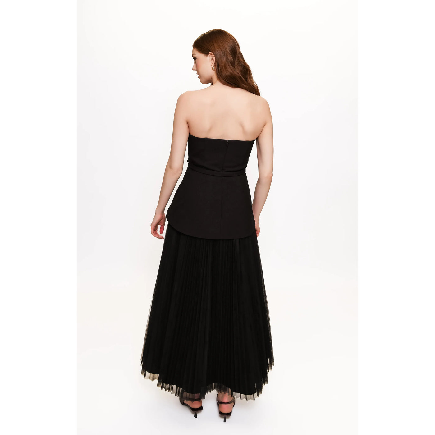 Lilibet Black Strapless Dress