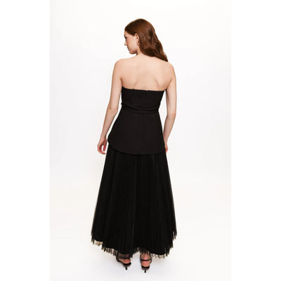 Lilibet Black Strapless Dress