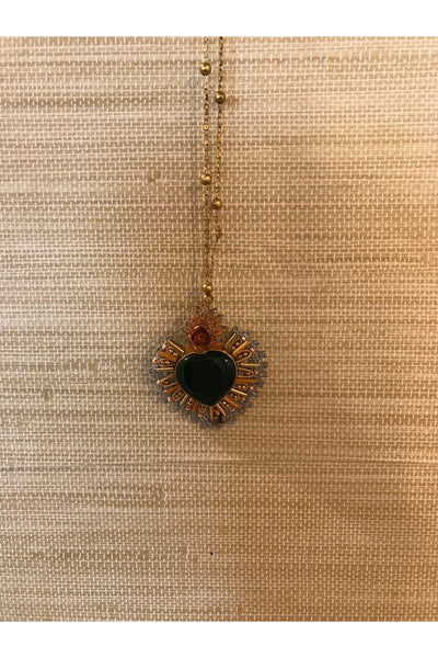 ROSANA Heart Medal Necklace Nahua