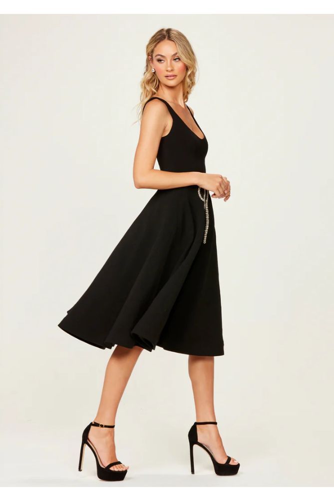 Helena Helsi Black Bow Dress