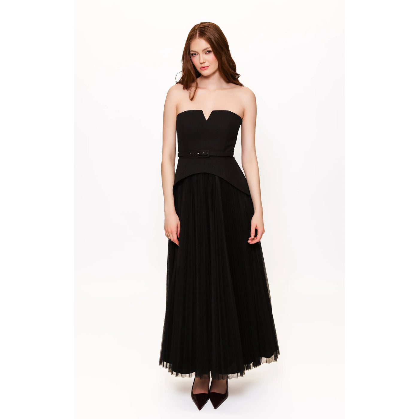 Lilibet Black Strapless Dress