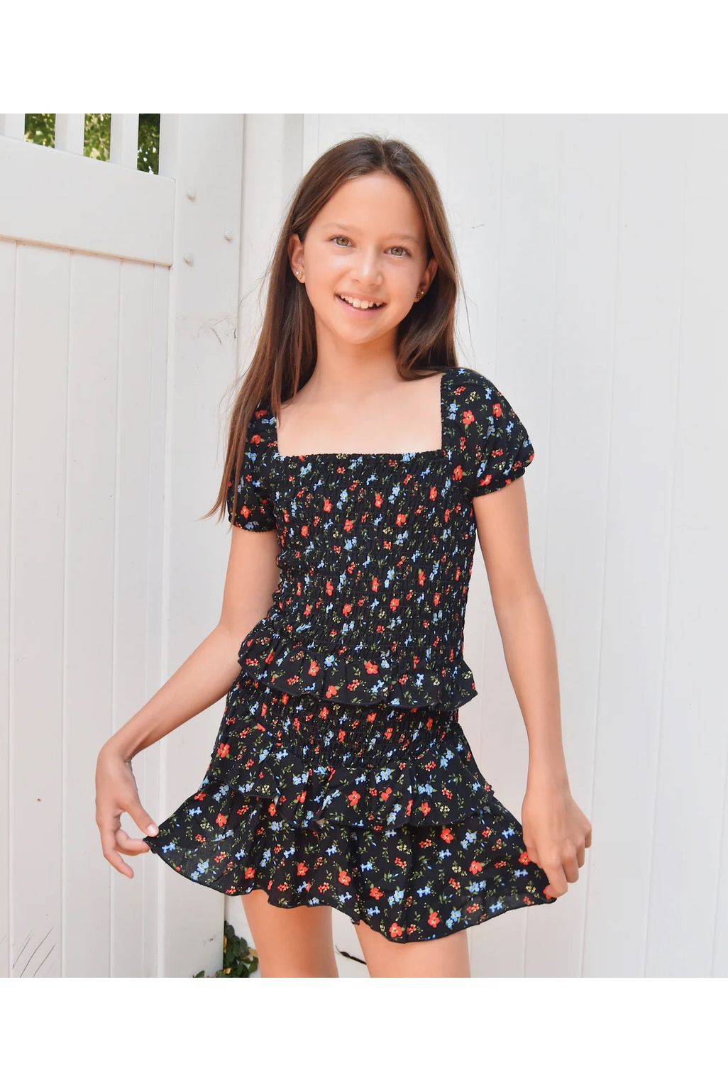 Floral Amber Smock Dress