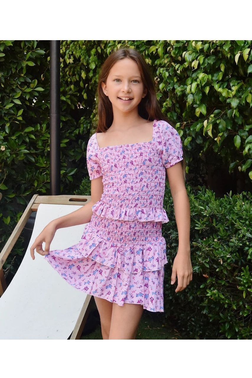Floral Amber Smock Dress
