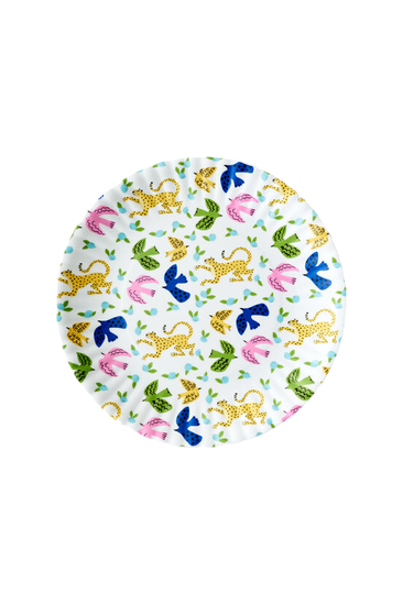 Leopards and Lemons-Melamine Plates