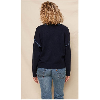 Washed Navy Sweater
