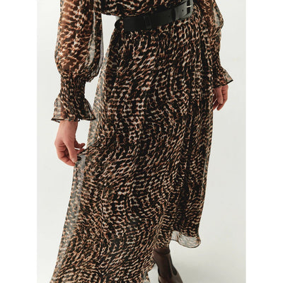 Teresa Printed Chiffon Midi Skirt