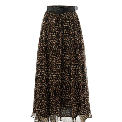 Teresa Printed Chiffon Midi Skirt