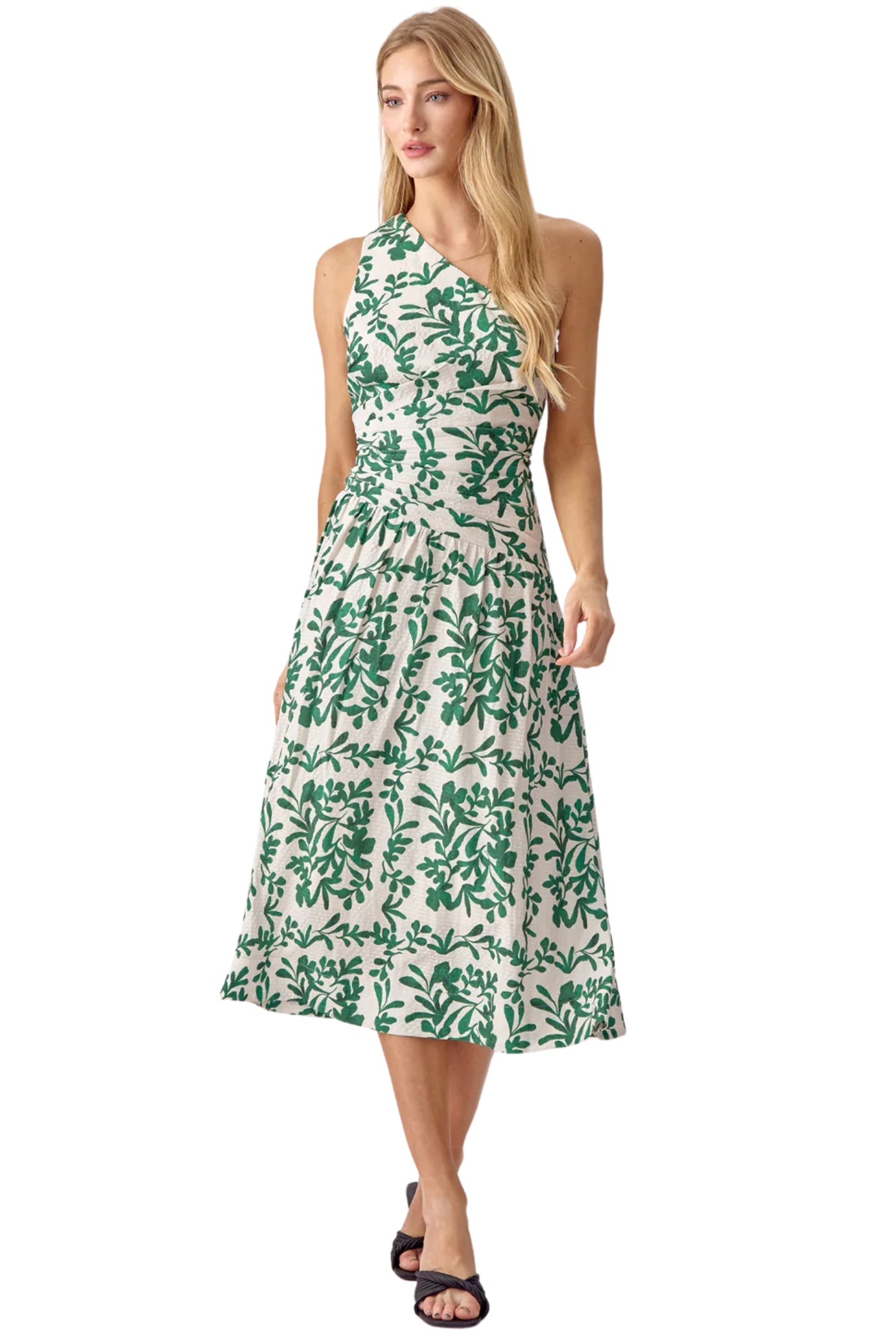 Rosanna One Shoulder Midi Dress