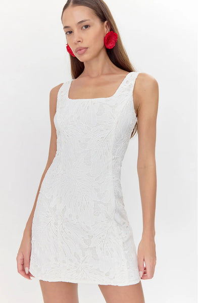 Julia 3D Lace Mini Dress