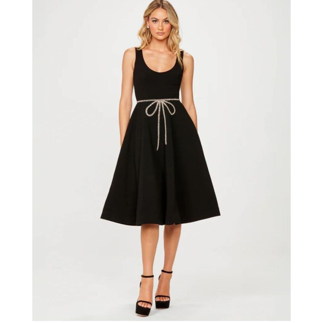 Helena Helsi Black Bow Dress