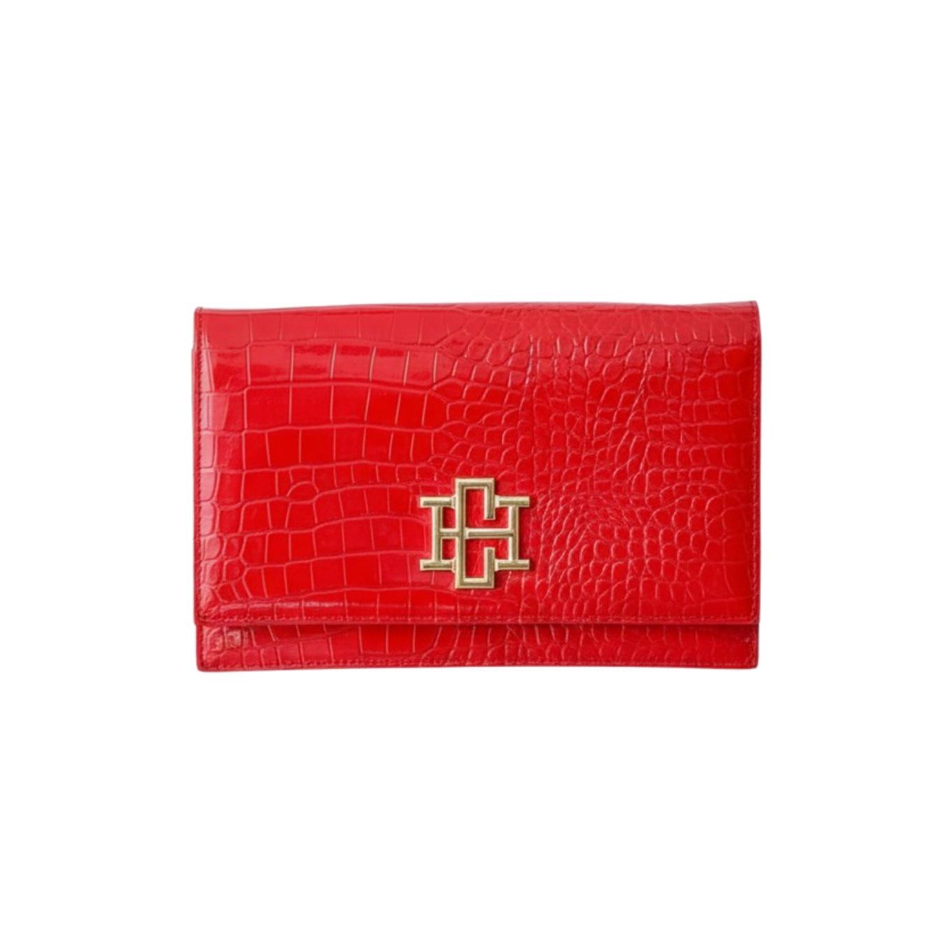 Bryn Clutch-Red