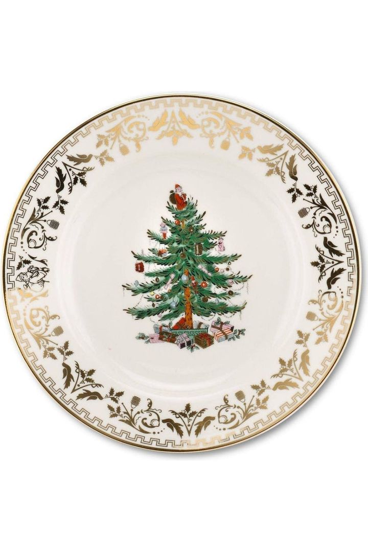 Spode Classic Christmas Tree Salad Plate