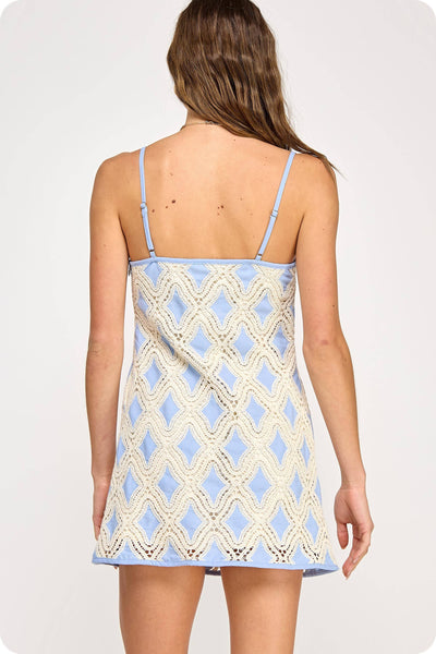 Carolina Blue Mini Dress