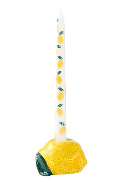 Lemon Taper Dinner Candles | 2 Pack