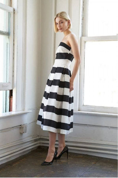 Striped Midi Dress