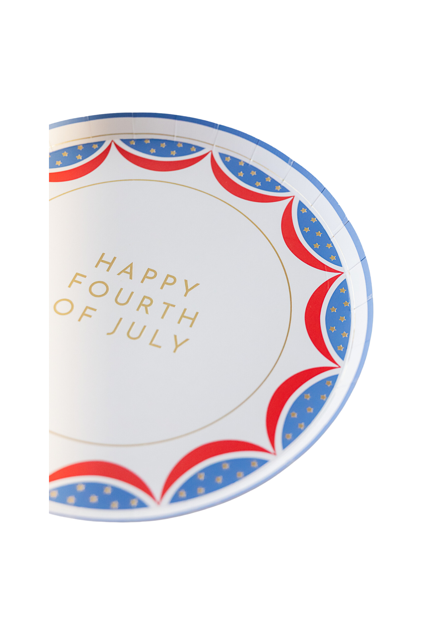4th of July Desset Plates