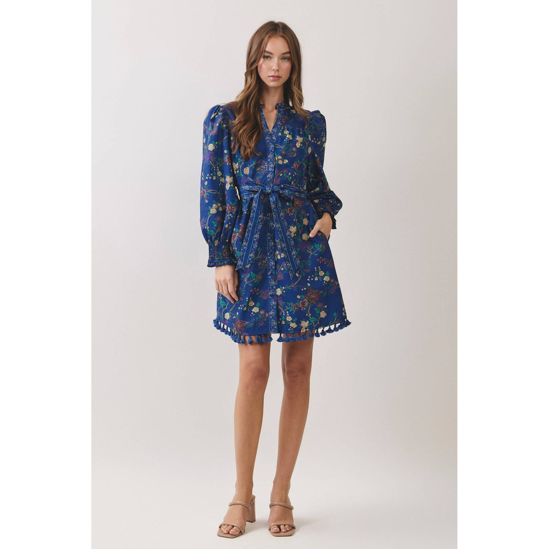 Tassel Trim Dress