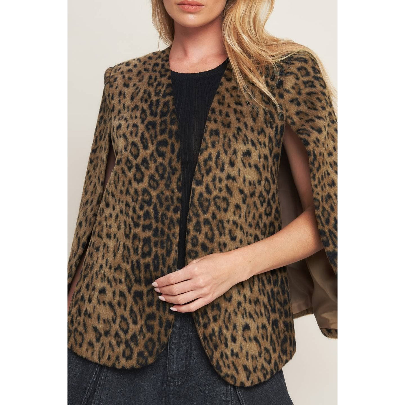 Leopard Capelet