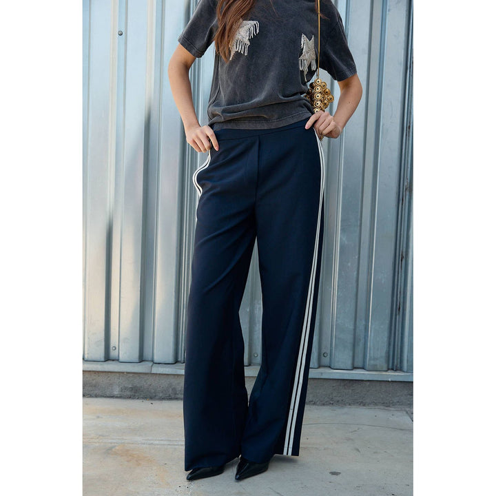 Wide Leg Track Pants
