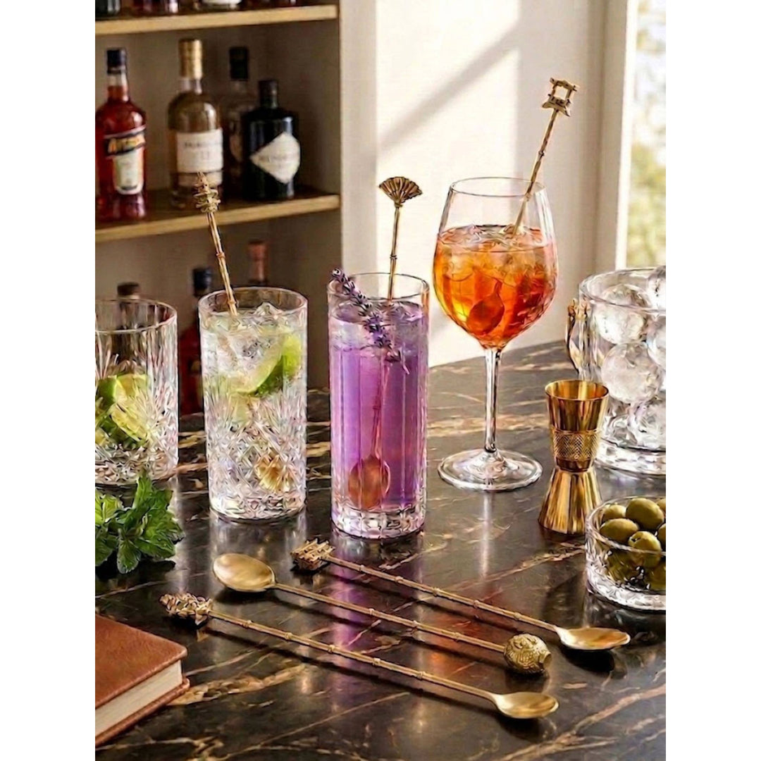 Chinoiserie Cocktail Stirrers – Set of 6