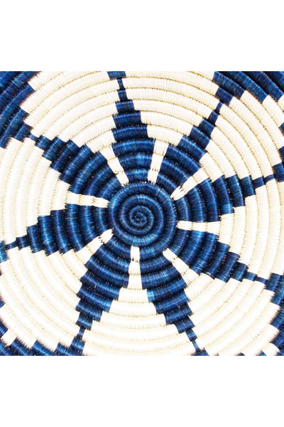 Coastal Woven Bowl - 12" Blue Night Hope