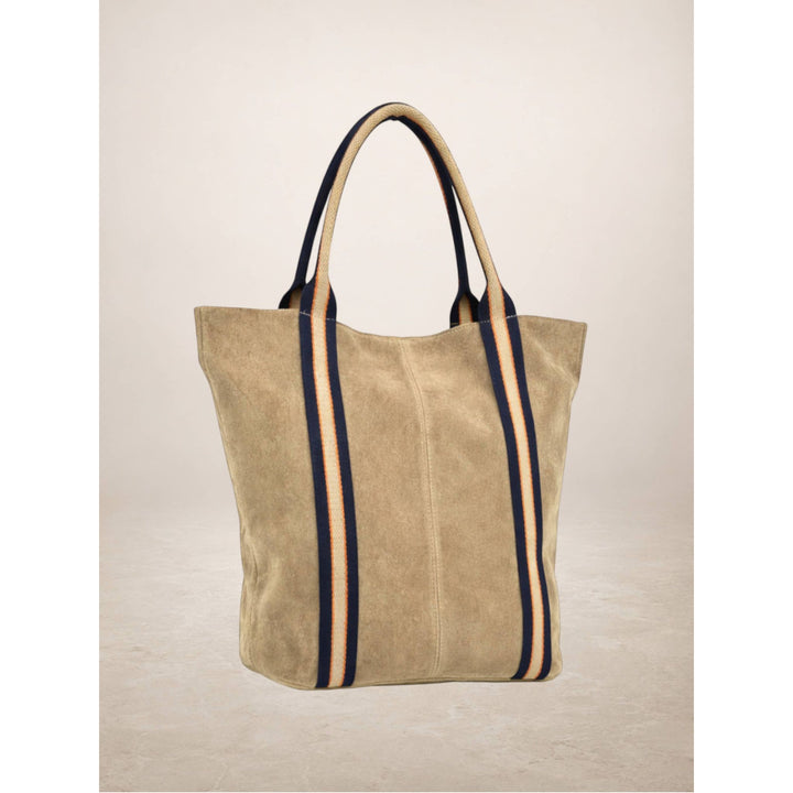 Suede Leather Tote Bag