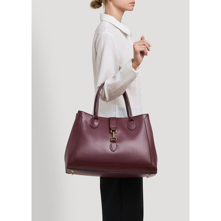 Chloe Bag in Burgundy Brushed Leather