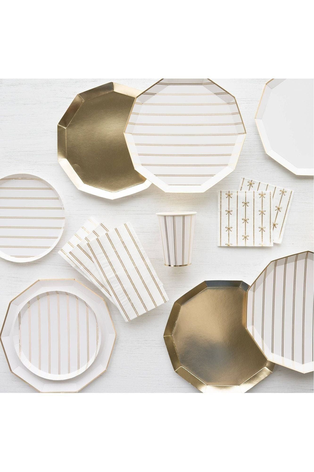 Gold Bow Small Napkins Bonjour Fête