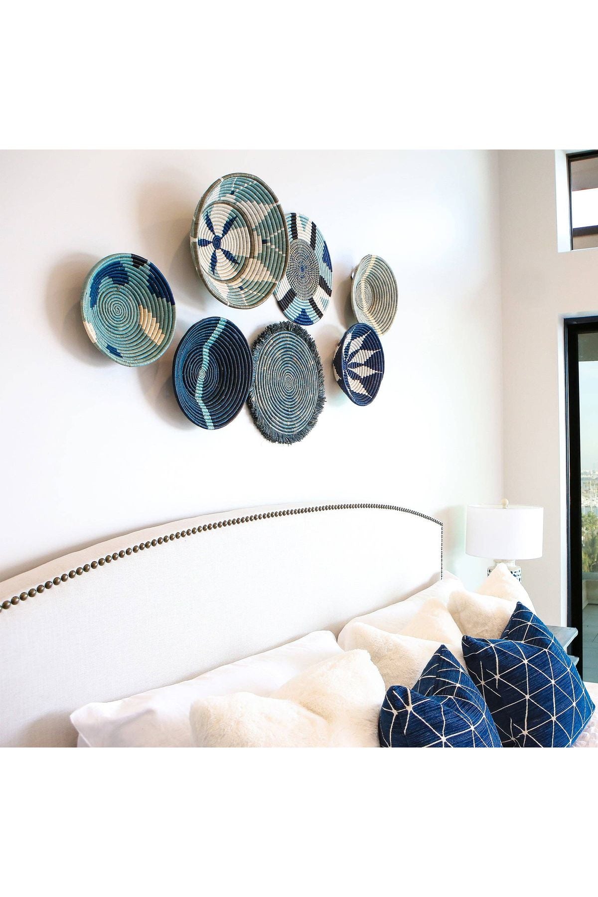 Coastal Woven Bowl - 12" Blue Night Hope