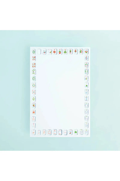 Acrylic Notepad Holder w/Mahjong Paper