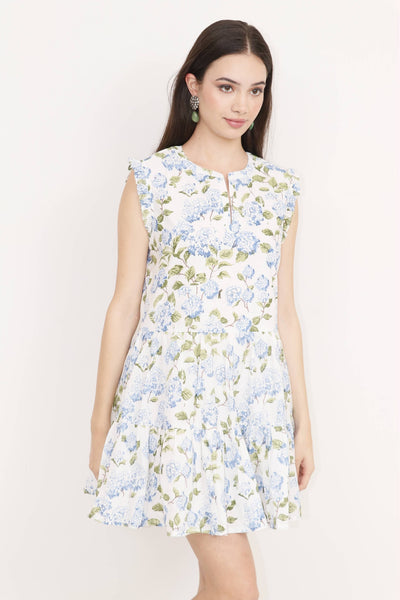 Blue Hydrangea Dress