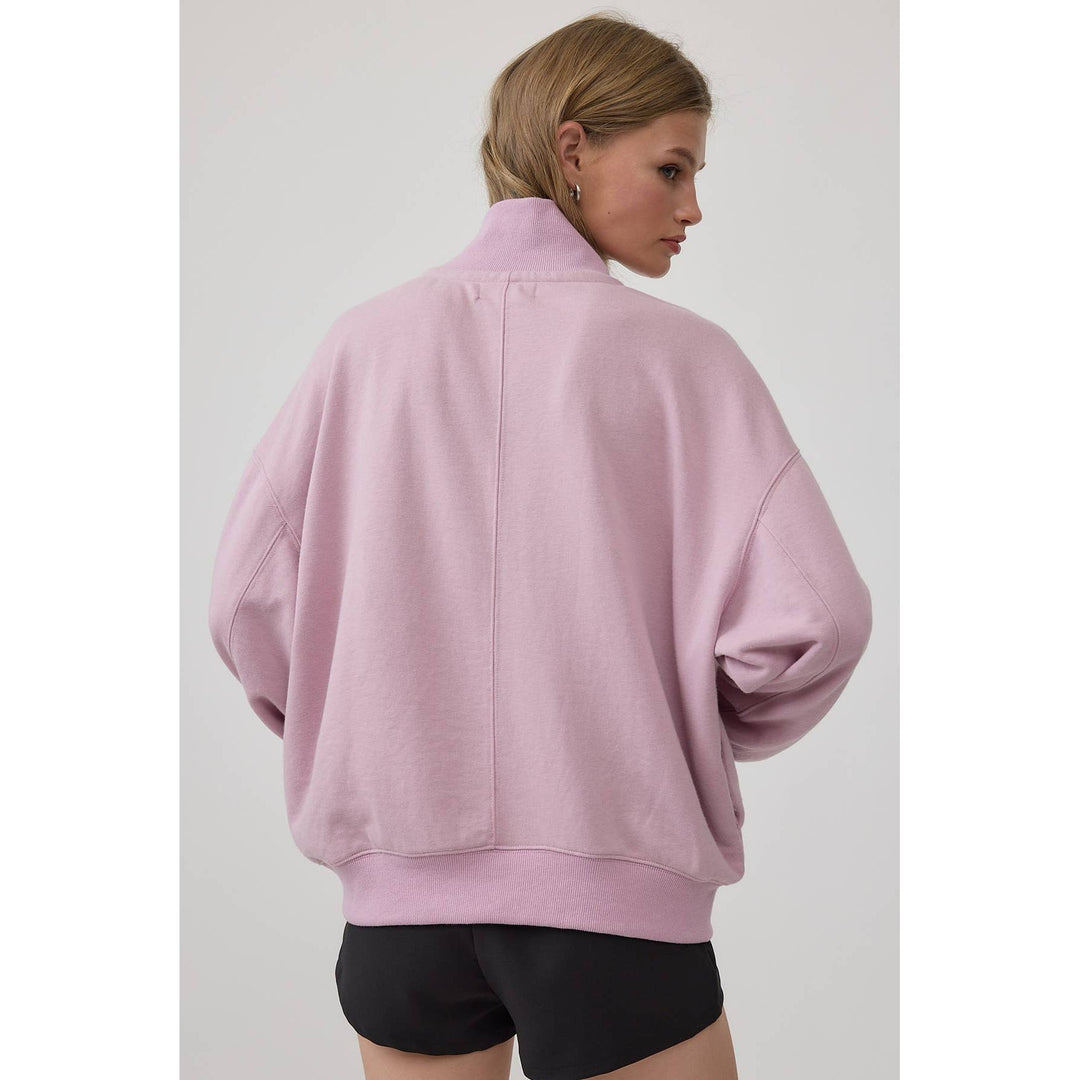 Half-Zip Mock Neck Pullover