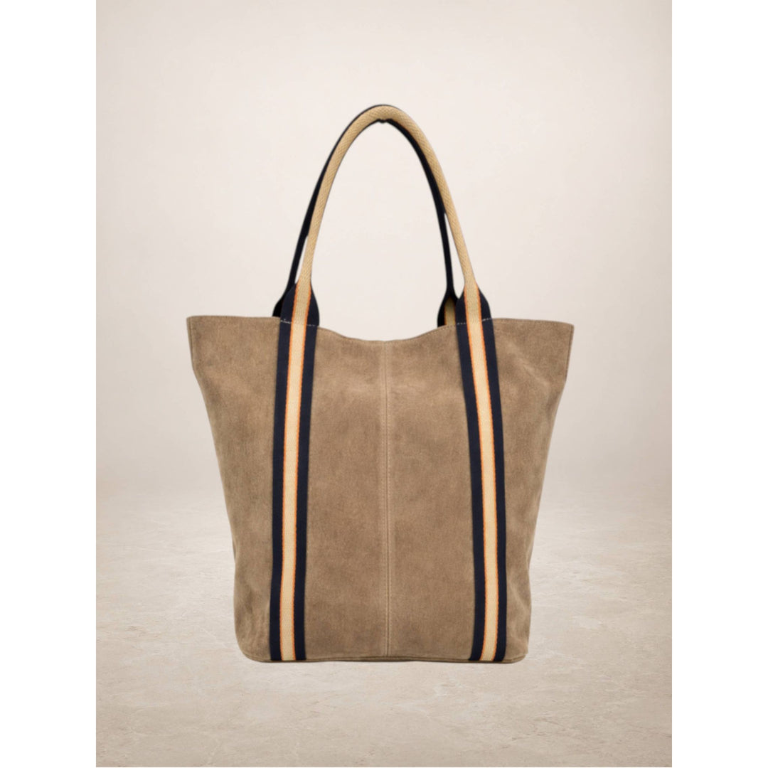 Suede Leather Tote Bag