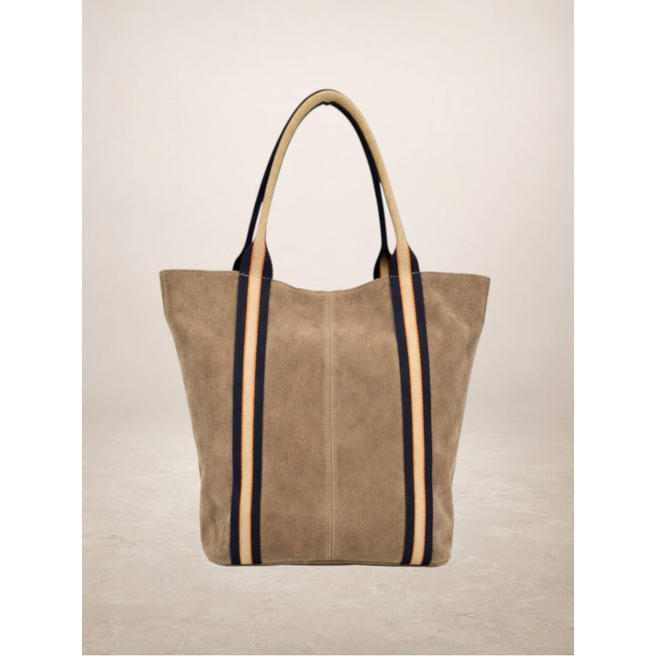 Suede Leather Tote Bag