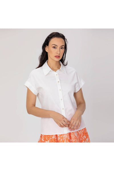 White Short Sleeve Shirt