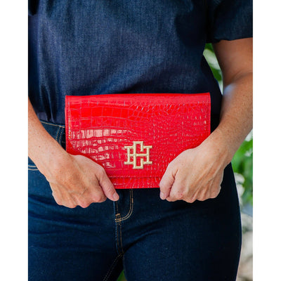 Bryn Clutch-Red