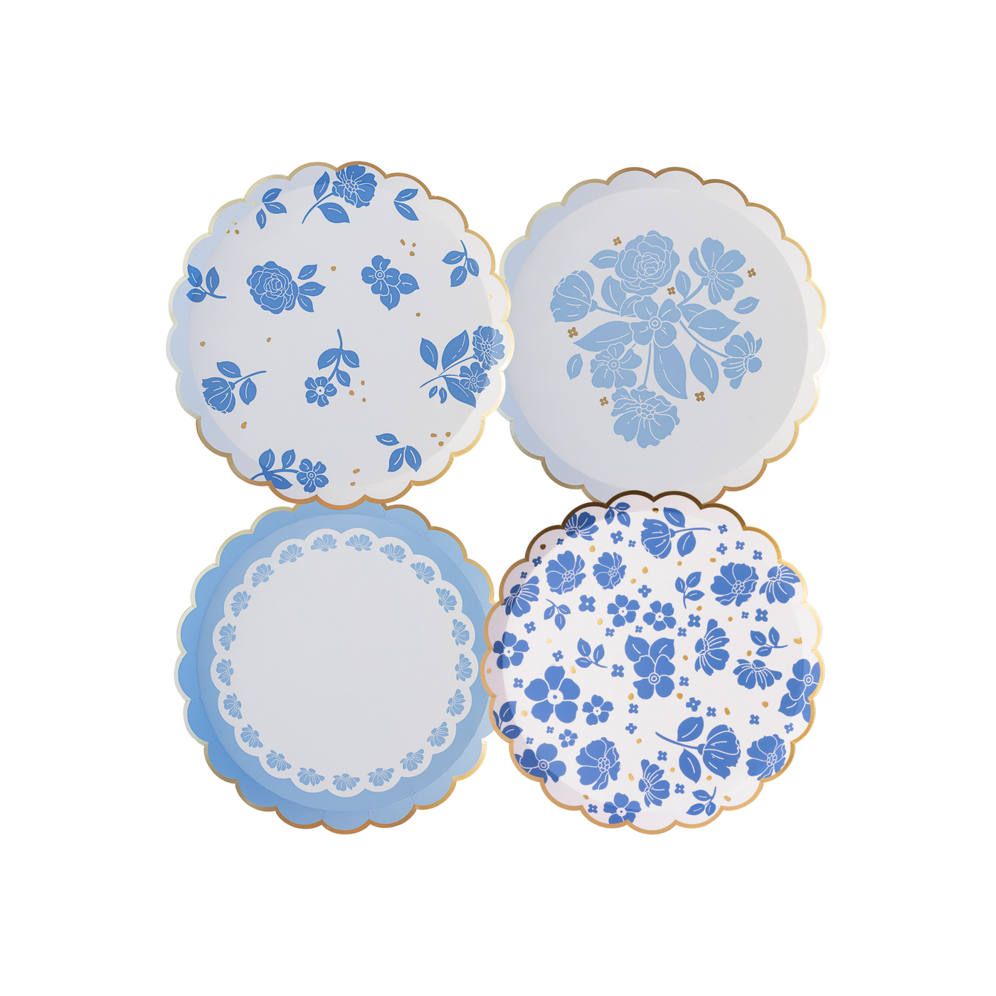 Belle Blue Dessert Plates