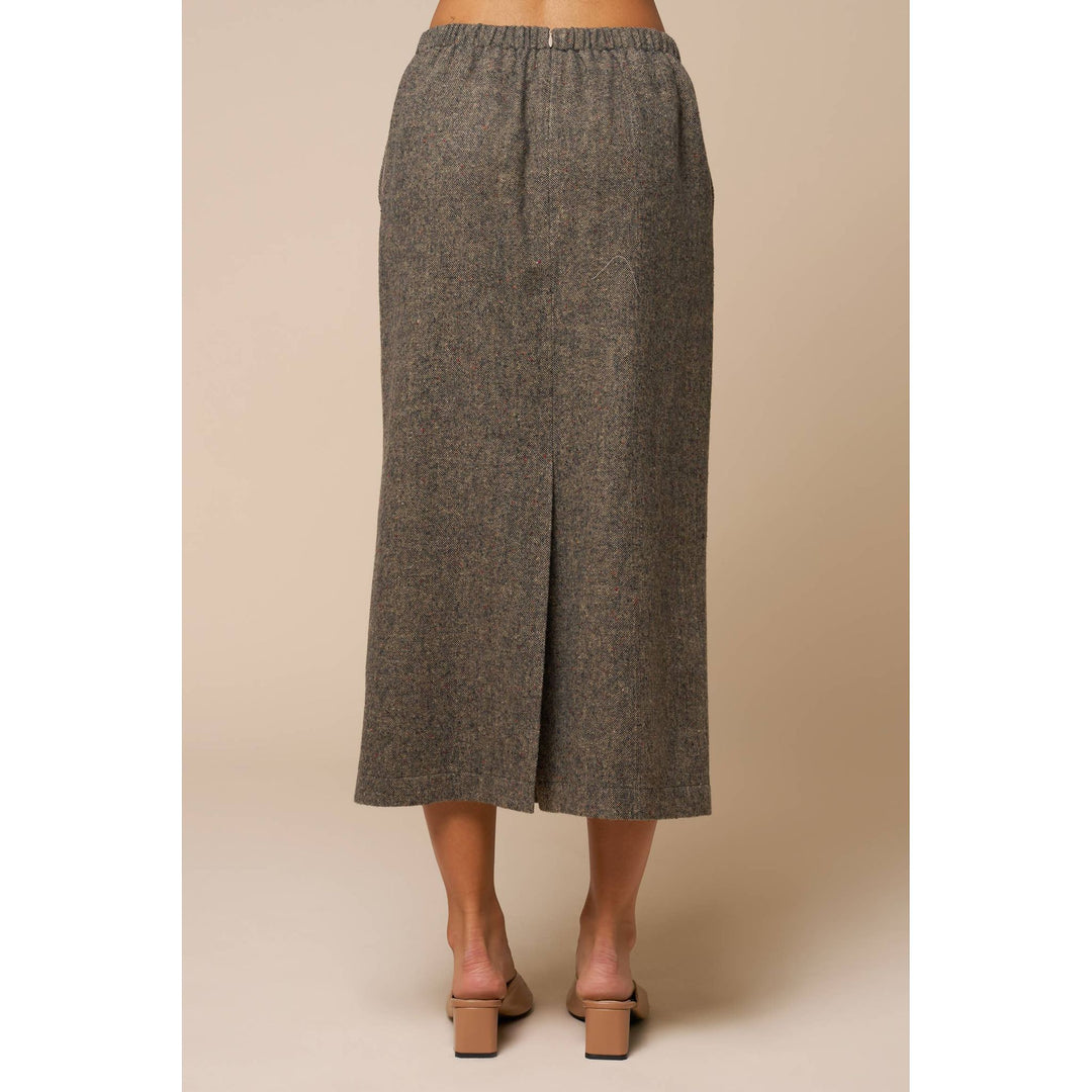 Tweed Midi Skirt