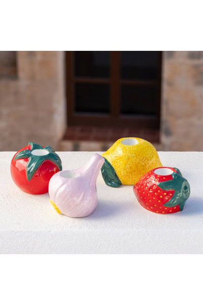 Lemon Ceramic Candle Holder